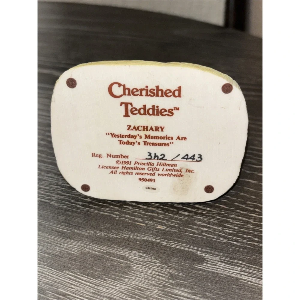 Cherished‎ Teddies: Zachary 